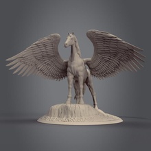 Pegasus masaüstü 3d print model - Mito3D