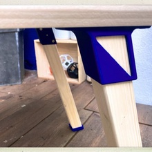 95 grados café mesa apoya mueble interior carpintería 3d print model - Mito3D