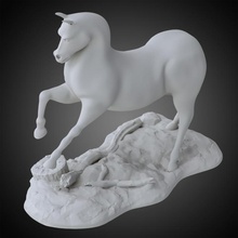 cheval animal miniature 3d print model - Mito3D
