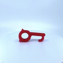 mãos livre porta abridor chave chaveiro puxador covid bytool 3d print model - Mito3D