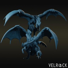 young green dragons grounded flying tabletop dragon fantasy monster drake dungeons pathfinder 3d print model - Mito3D