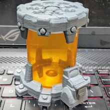 hap şişe durağanlık bakla sci fi 3d print model - Mito3D