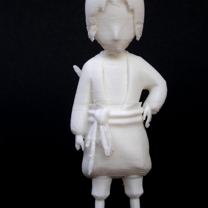 sasuke chibi fan art 3D print model - Mito3D