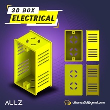 electrical 3d box allz 3d print model - Mito3D