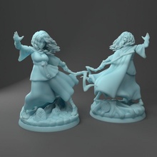 aileen Kelt sihirbaz masaüstü ejderhalar Zindanlar Personel falcı yol bulucu Druid büyücü 3d print model - Mito3D