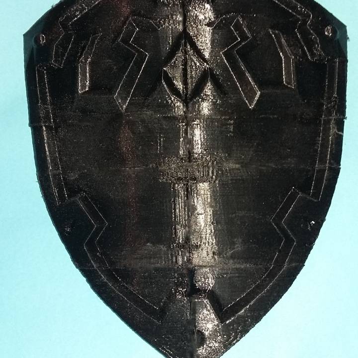 hyrule shield split props cosplay Schild 3D print model - Mito3D