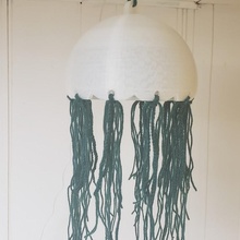 jellyfish lamp cover diy house light household 3d print model - Mito3D