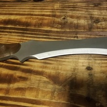 silent steel prop weapon hunter knife blade 3d print model - Mito3D