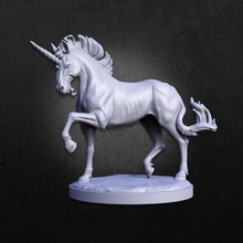 unicorno negozio fantasia figura mitologia cavallo miniatura tavolo dnd 3d print model - Mito3D