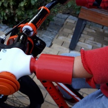 bicicletta equitazione presa manubrio adattatore protesica nable 3d print model - Mito3D