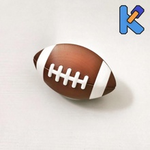 american football k-pin puzzle ball toy nfl sports 3d print model - Mito3D