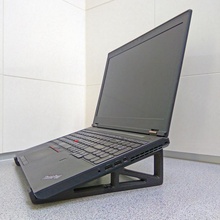 voronoi ordenador portátil estante soporte diseño accesorios 3d print model - Mito3D