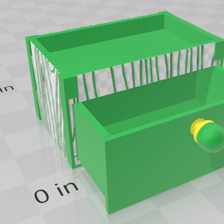 hölzern Würfel Box Tablett Geschäft Rollenspiel Tischplatte dnd 3D print model - Mito3D