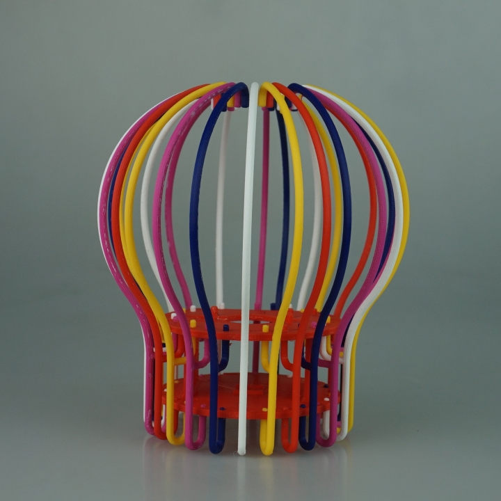 gaiola lâmpada kitronik competição jardim decoração eletrônica iluminação kitronikcompetition cagelamp 3D print model - Mito3D