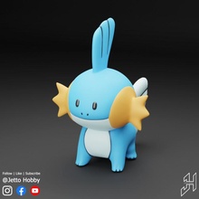 Mudkip 1 5 escala Pokémon passatempo kit modelo brinquedo 3d print model - Mito3D