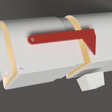 mail box mailbox 3d print model - Mito3D