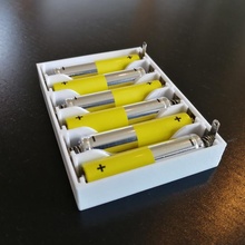 bateria caso bainha 6x aaa baterias battery case functional print 3d print model - Mito3D