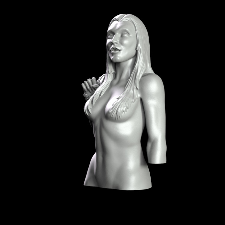 naked girl 2 anatomy female figure human miniatures sexy woman character hot nude breast hub young volt sexual pornstar nake jessie 3D print model - Mito3D
