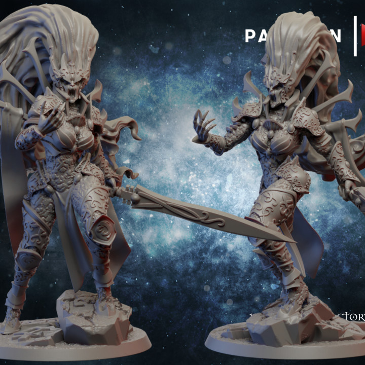 amish avatar space elf support ready tabletop 3D print model - Mito3D
