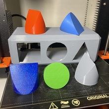 Tamanho encaixa blocos crianças Educação brinquedo Aprendendo Solidworks 3d print model - Mito3D