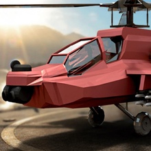 Hubschrauber 3d 3dprint 3dprinting 3dmodel 3dcad 3donline Maschine 3d print model - Mito3D
