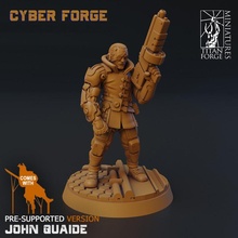 John quaide tampo mesa cyberpunk forja titã ciberforja 3d print model - Mito3D