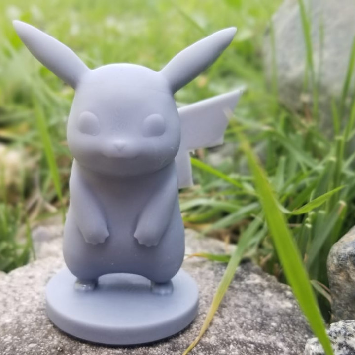 Pikachu nintendo Pokemon gamefreak 3D print model - Mito3D
