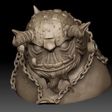 aaarrrgg tavolo fallimento fantasia mostro troll warhammer miniatura dipingere khorn demoni 3d print model - Mito3D