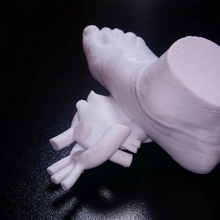 truth art foot heart sculpture sad scantheworld emotion 3d print model - Mito3D