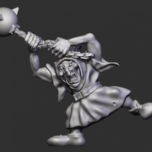 goblin ball chain fantasy wargames role 3d print model - Mito3D