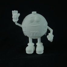 m&m choc rocker fan art figurine model chocolate m&ms 3d print model - Mito3D