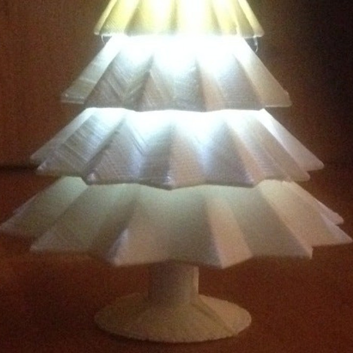 parlıyor Noel ağaç Lamba ışık 3D print model - Mito3D
