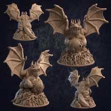 toad king - presupported tabletop boss creature dragon dragons dungeons epic giant mini monster rpg miniature huge trappers frog dnd amphibian ttrpg gargantuan lodge 3d print model - Mito3D