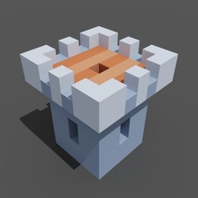 castelo peices modular 3d print model - Mito3D