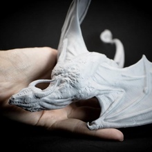wyvern model kit tabletop creature dragon fantasy figure kit monster modelkit tabletop dnd wyvern 3d print model - Mito3D