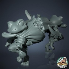 frogfolk thief tabletop cute frog grung grippli 3d print model - Mito3D
