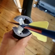 Fai spazzola freccia riposo composto archi spazzolini denti arco tiro l'arco arrowrest 3d print model - Mito3D