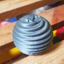 Screwball Ball Schraube Wortspiel doof dumm 3d print model - Mito3D