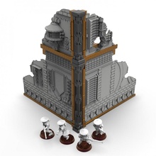 vb Sanayi bina 5 uzun boylu zemin örneklem Damocles ks masaüstü gelecek gotik minyatürler arazi savaş oyunları Steampunk minyatür bilimkurgu oyunu 28mm 35mm manzara 3d print model - Mito3D