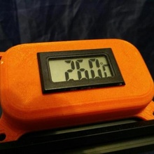 alojamiento digital termómetro 3d print model - Mito3D