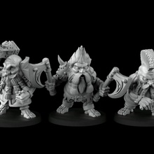 group dwarf slayer tabletop axe battle dragon dragons elf fantasy miniatures play warhammer boardgame role dungeon patreon leprechaun skirmish oldhammer axehammer 3d print model - Mito3D