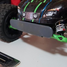 traxxas bashing bumper rc bandit rustler 3d print model - Mito3D