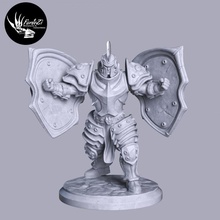 randor bouldershield tabletop knight dnd fantasy character warhammer 3d print model - Mito3D