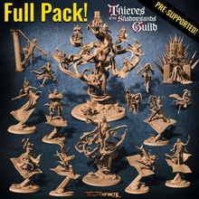 pack thieves shadowsands guild display piece great djinn + 7 heroes queen regular-sized sly pusher runners store epic fantasy giant mini model rpg magic sand miniature flying shadow boardgame base role tabletop wargame dungeon d&d warriors pathfinder infinite heroines ragingheroes 3d print model - Mito3D