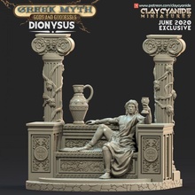 Dionysos table grec miniatures donjons Dragons dnd jeux mythologie grecque dieux grecs 3d print model - Mito3D