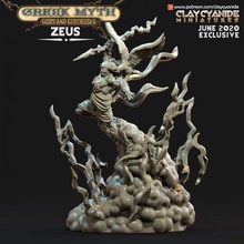 Zeus tampo mesa grego miniaturas masmorras Dragões dnd jogos mitologia grega 3d print model - Mito3D