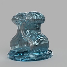 protolabs organico trofeo design 3d print model - Mito3D
