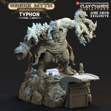 tifone tavolo greco miniature mostri Dungeons and Dragons creature dnd giochi mitologia greca 3d print model - Mito3D