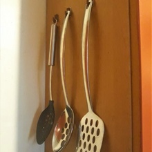 palo manos cocina utensilios fácil práctico gancho rápido sencillo pequeña espacio organizar ahorro utensilio 3d print model - Mito3D