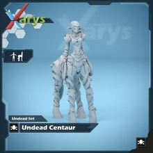 kadın ölümsüz centaur masaüstü hayalet disk adam 3d print model - Mito3D
